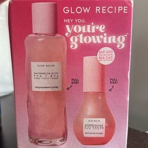 Unopened Brand new Glow Recipe Toner + Dew Drops Kit
